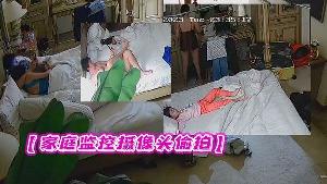家庭监控摄像头偷拍大奶少妇早上和老公啪啪没尽兴_下午又偷偷用假鸡巴自慰